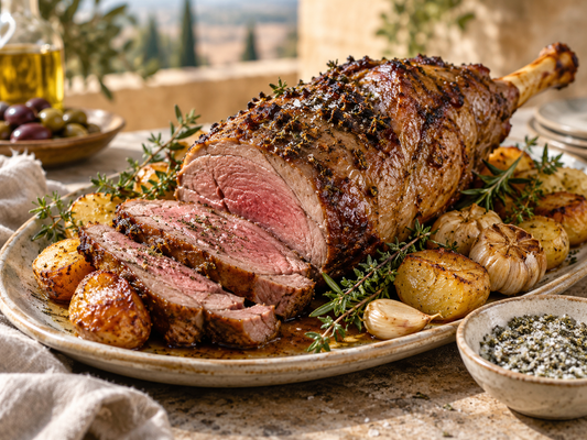 Gigot d’agneau au sel fumé au thym : une recette simple et parfumée