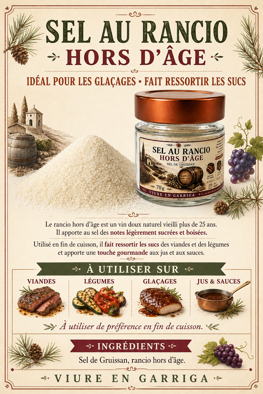 ISEL AU RANCIO HORS D'AGE DE FITOU 70 G