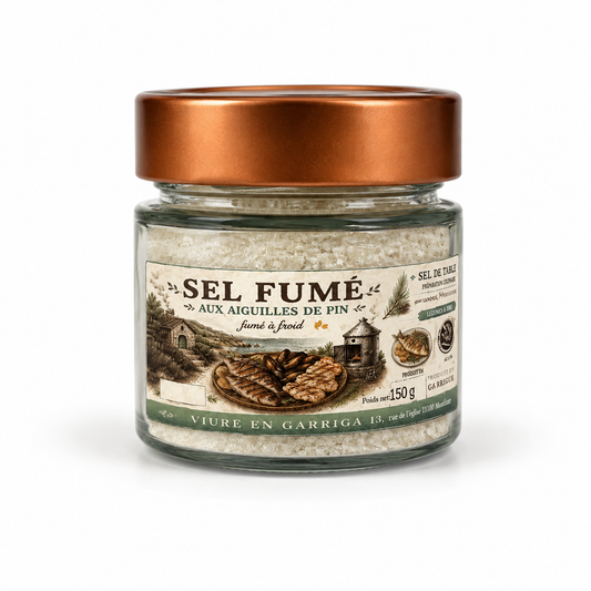 SEL FUME AUX AIGUILLES DE PINS 150 g