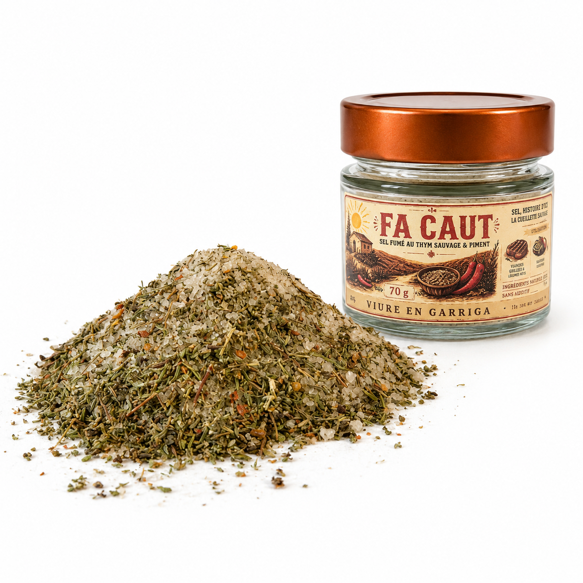 GSEL FUME AU THYM ET PIMENT PILI PILI 70 G