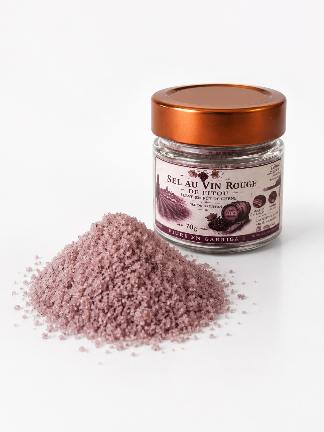 HSEL AU VIN ROUGE DE FITOU 70 G